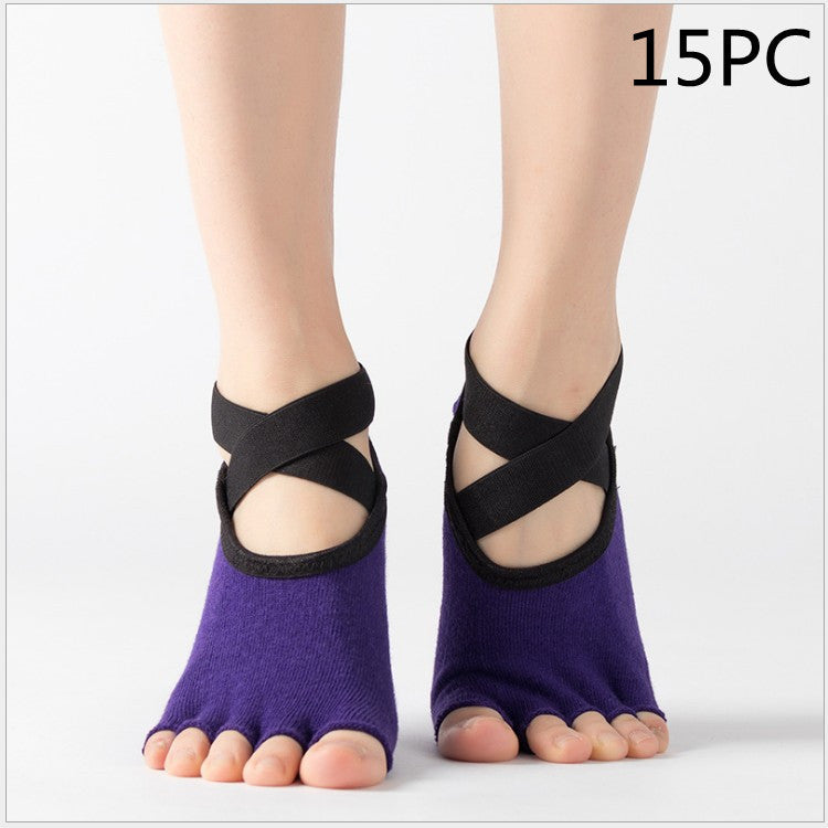 Yoga socks five finger socks